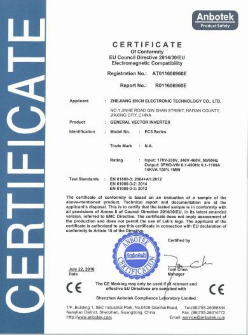 certificado CE